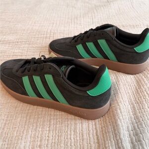 Adidas Barreda Black and Green Casual Shoes